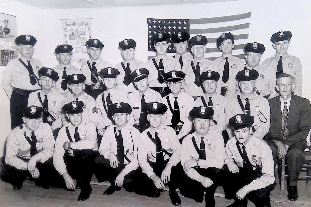 Glenville Special Police Group Photo from 1952